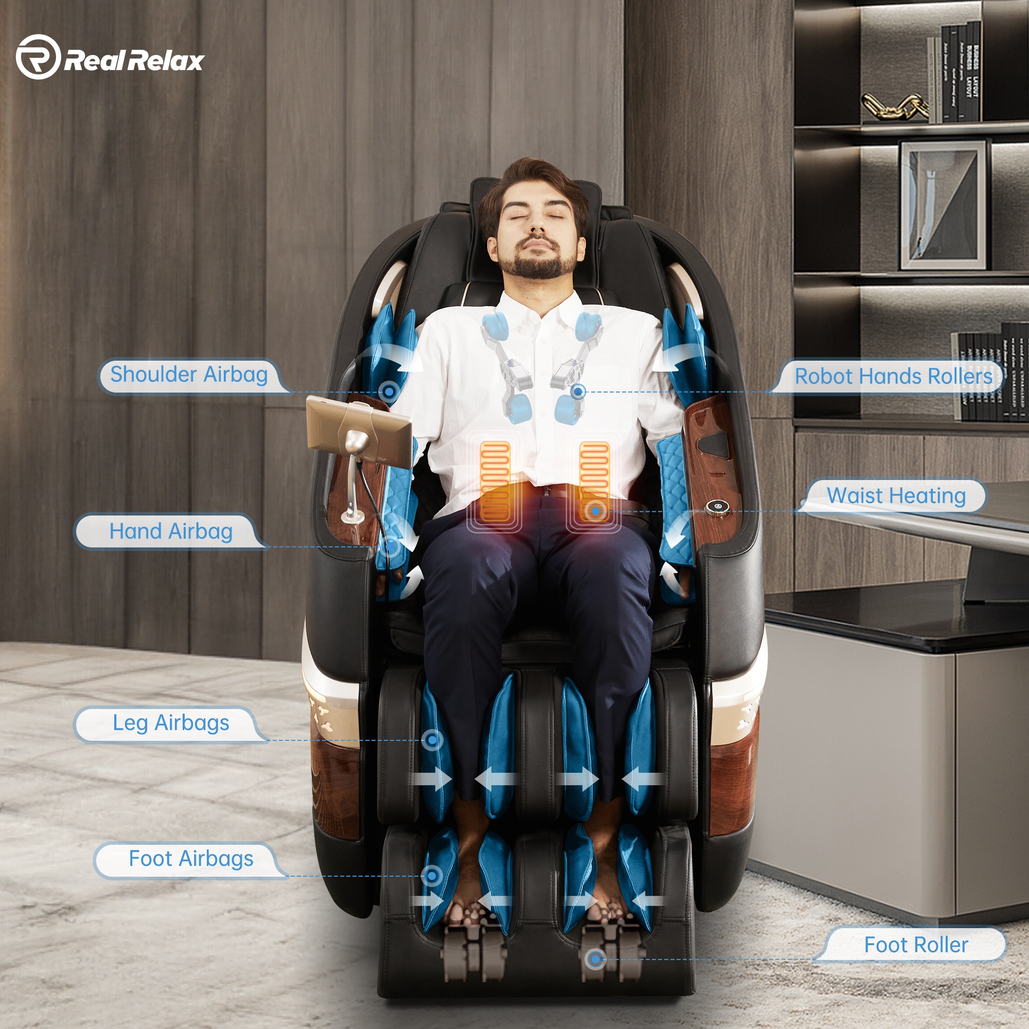 Do heat massage chairs ease anxiety or insomnia?